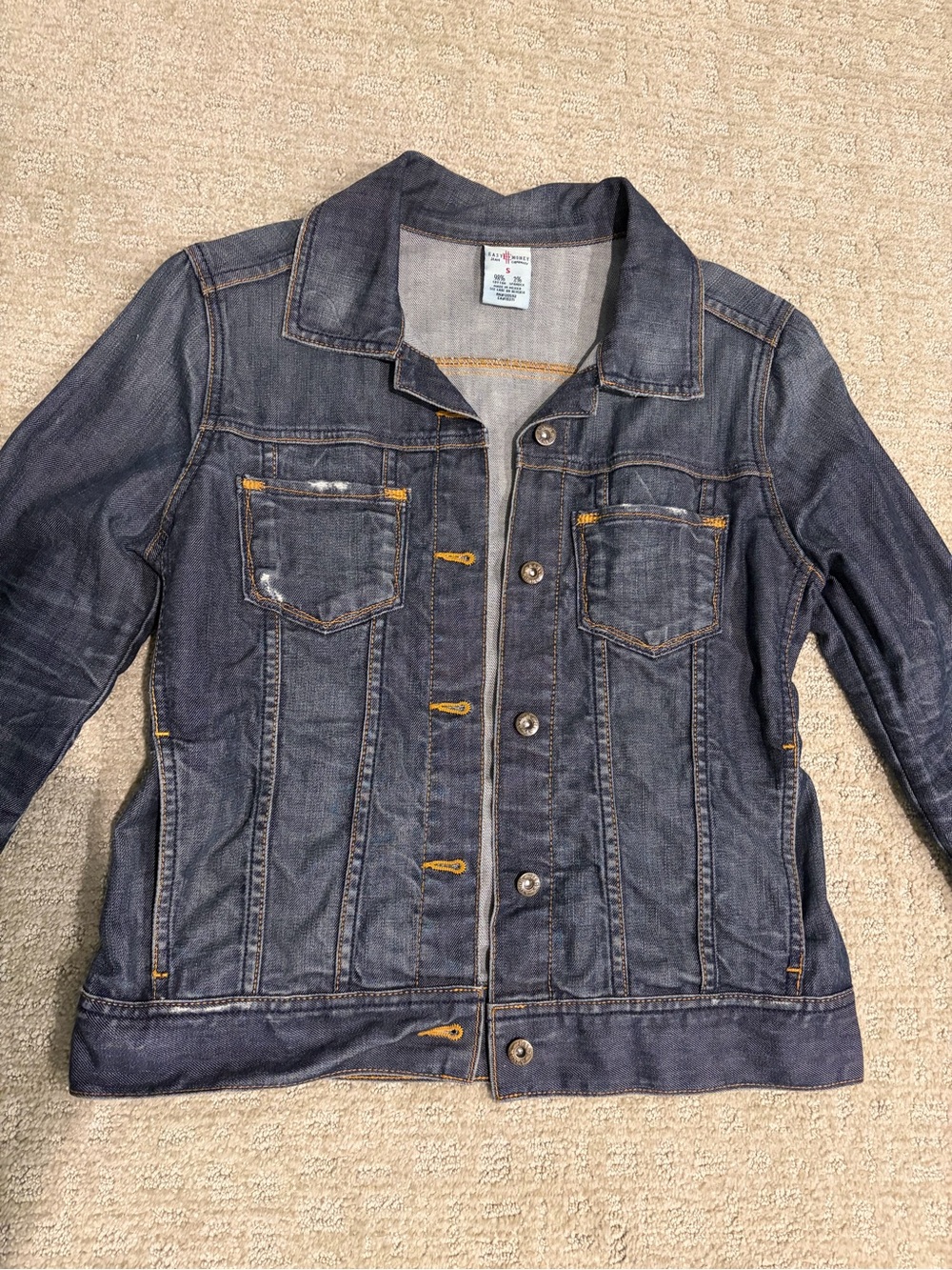 Easy Money Jean Company Yen Stretch Denim Jacket | Size S